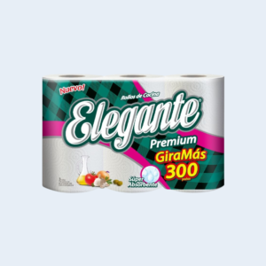 ROLLO DE COCINA ELEGANTE PREMIUM PAQ. 3 x 100 PAÑOS