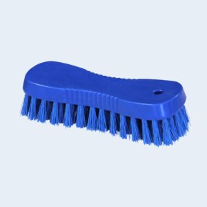 CEPILLO MANO FIBRA DURA AZUL